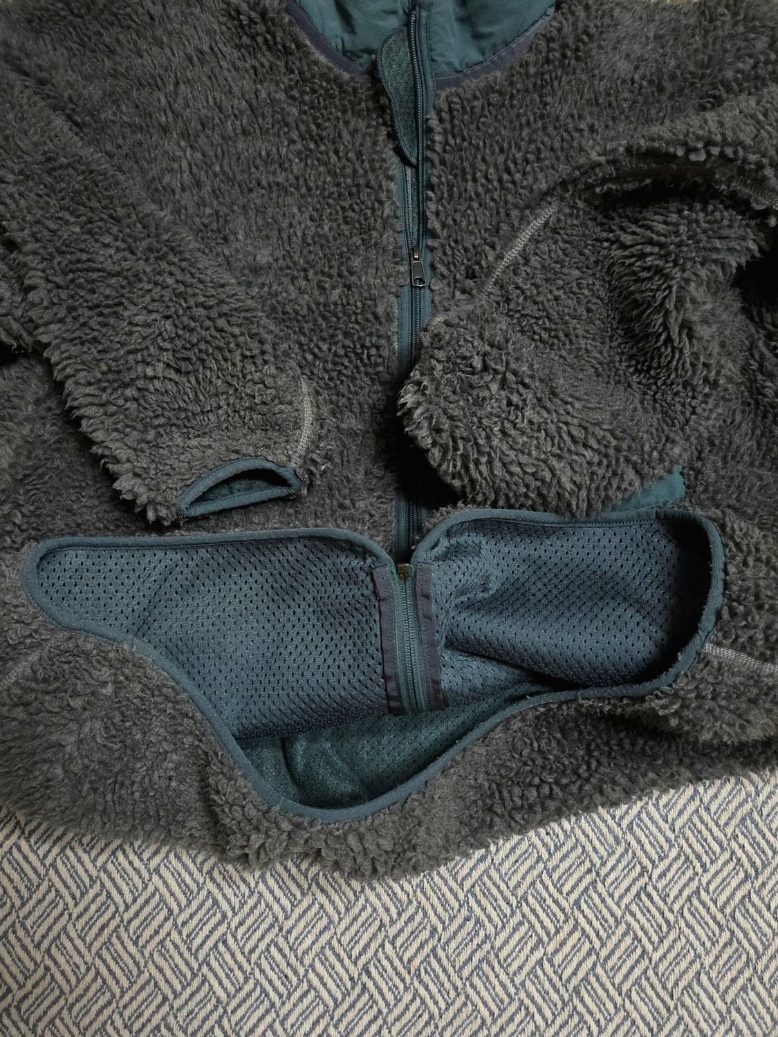 (XL)파타고니아 01s Usa 차콜 딥파일 레트로가디건 상품이미지8