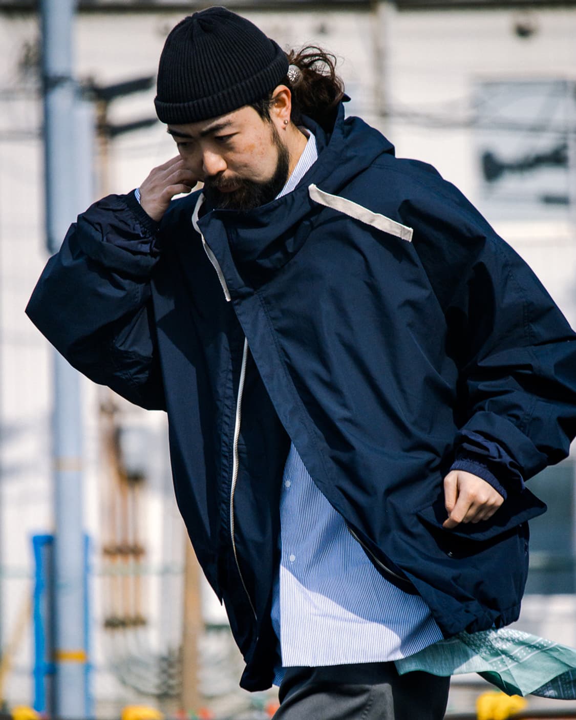 나나미카 hooded deck jacket L 새상품 상품이미지2
