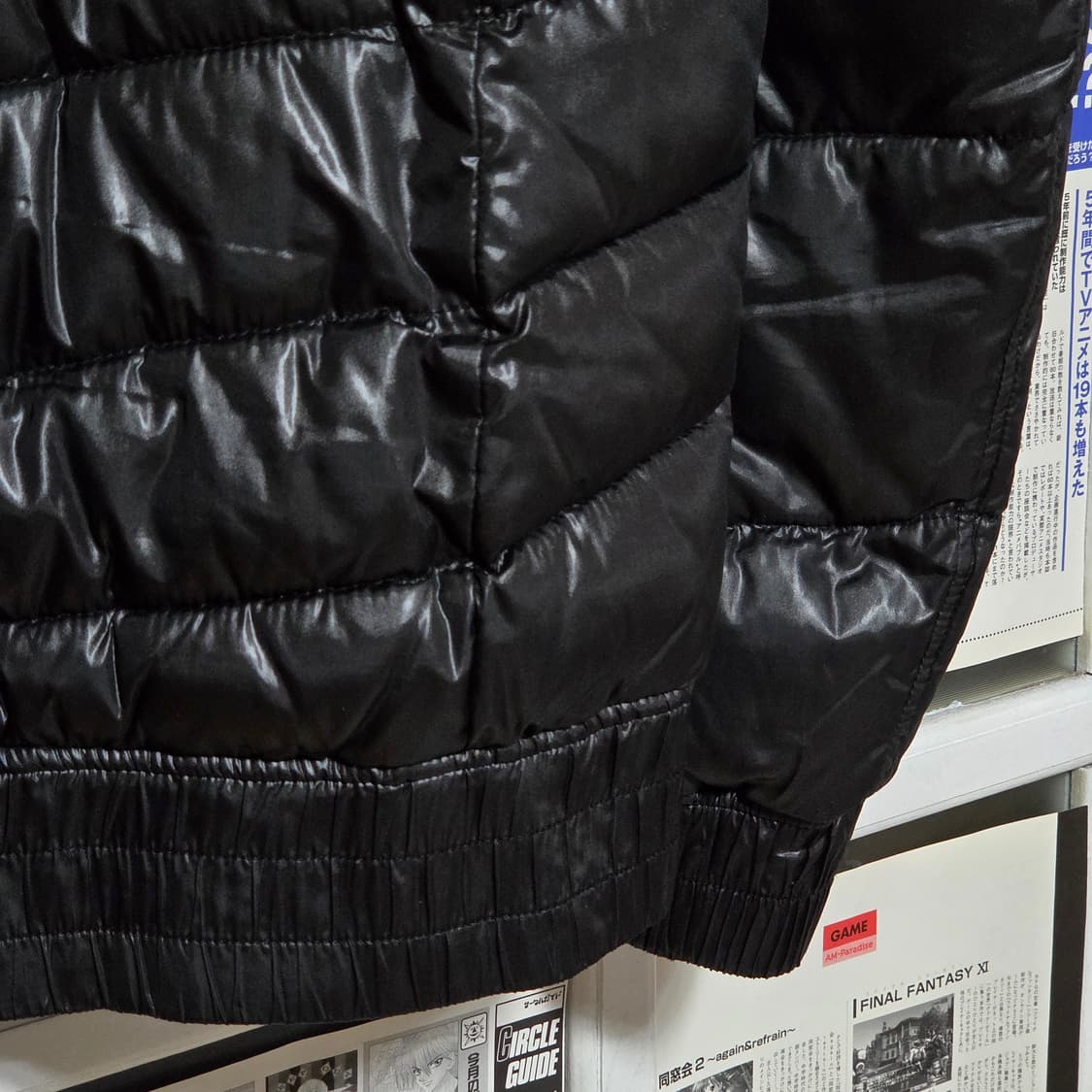 DOHC Y2K 자수 패치 유광 후드 패딩 상품이미지8