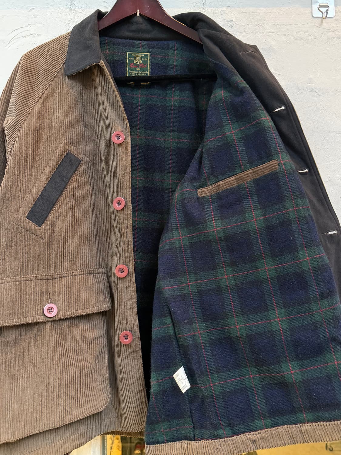 Epmc Club 90s 코듀로이 브라운 헌팅 자켓 L 상품이미지4