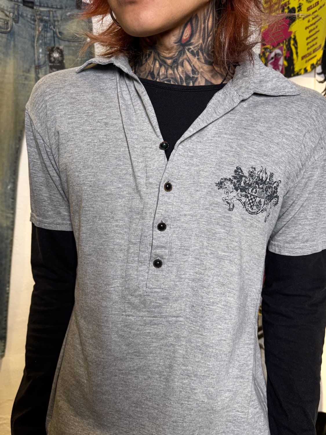 Layered PK Long Sleeve 상품이미지2