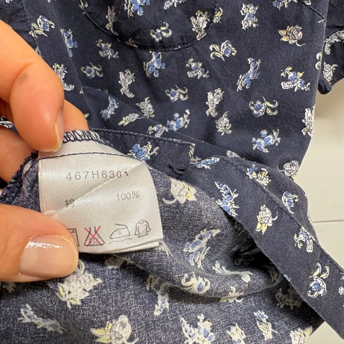 Golden bear 골든 베어 플라워 모리걸 블라우스  상품이미지4