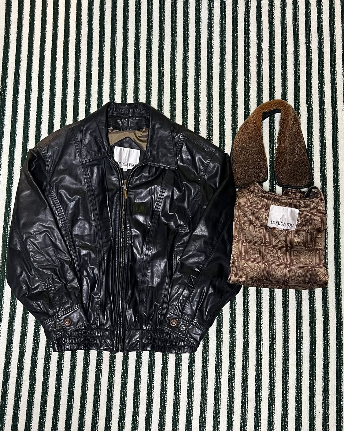 London Fog cowhide leather jacket 상품이미지1