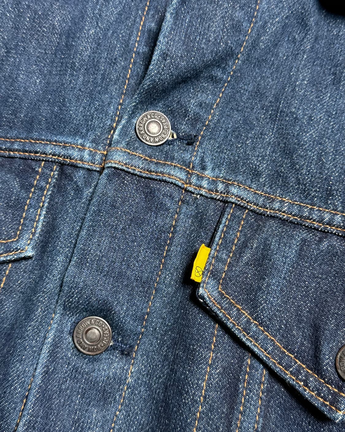 90-00‘s 라운드 하우스 Lot RJ03 데님 트러커 자켓 42 상품이미지3