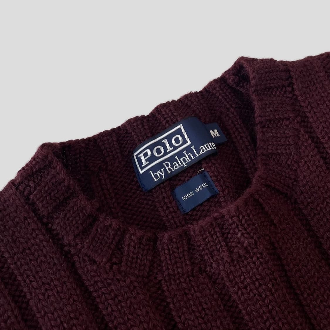 (RALPH LAUREN)폴로 랄프로렌 버건디 스웨터 상품이미지6