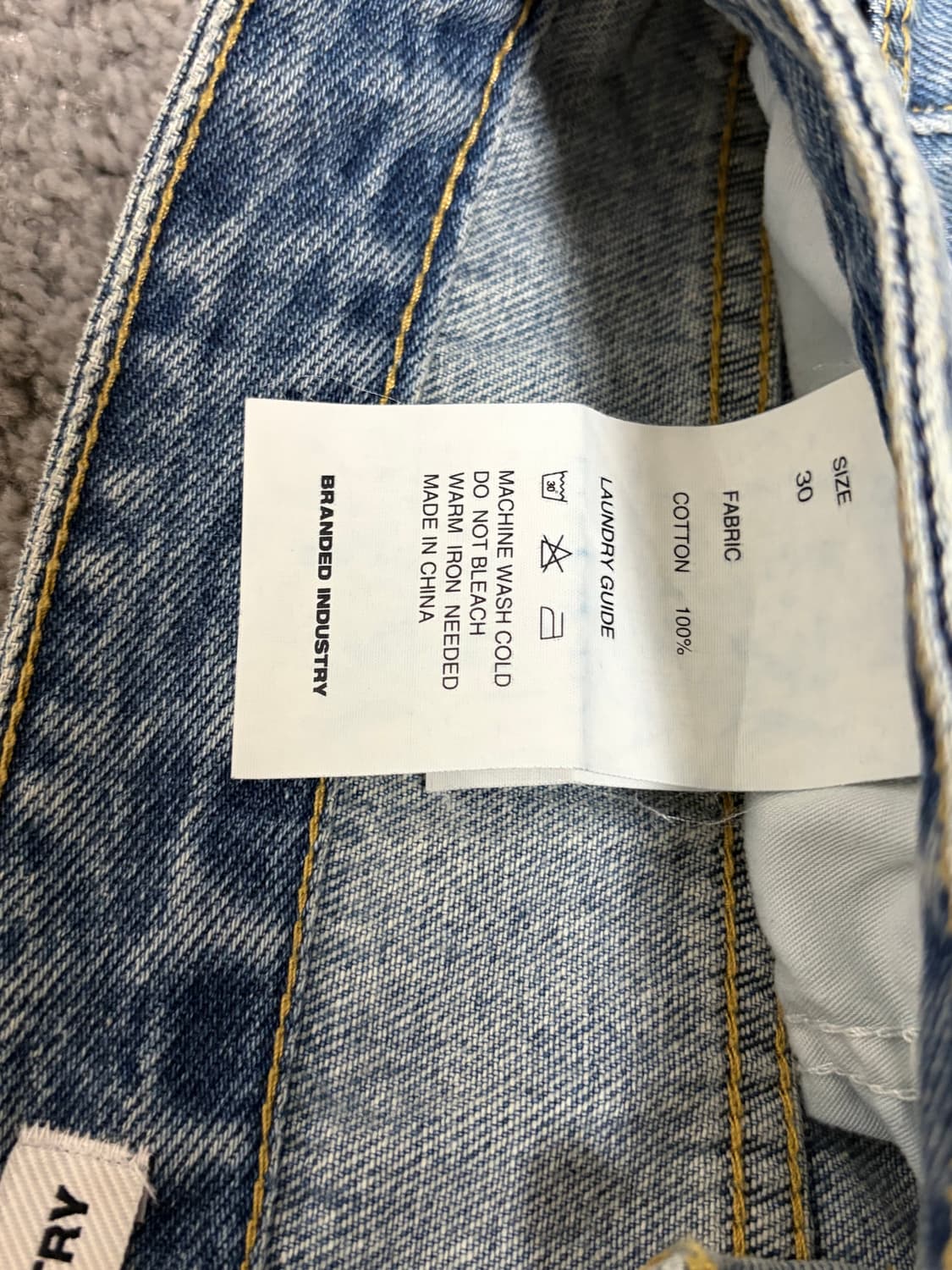 브랜디드 와이드 팬츠 30사이즈 상품이미지5