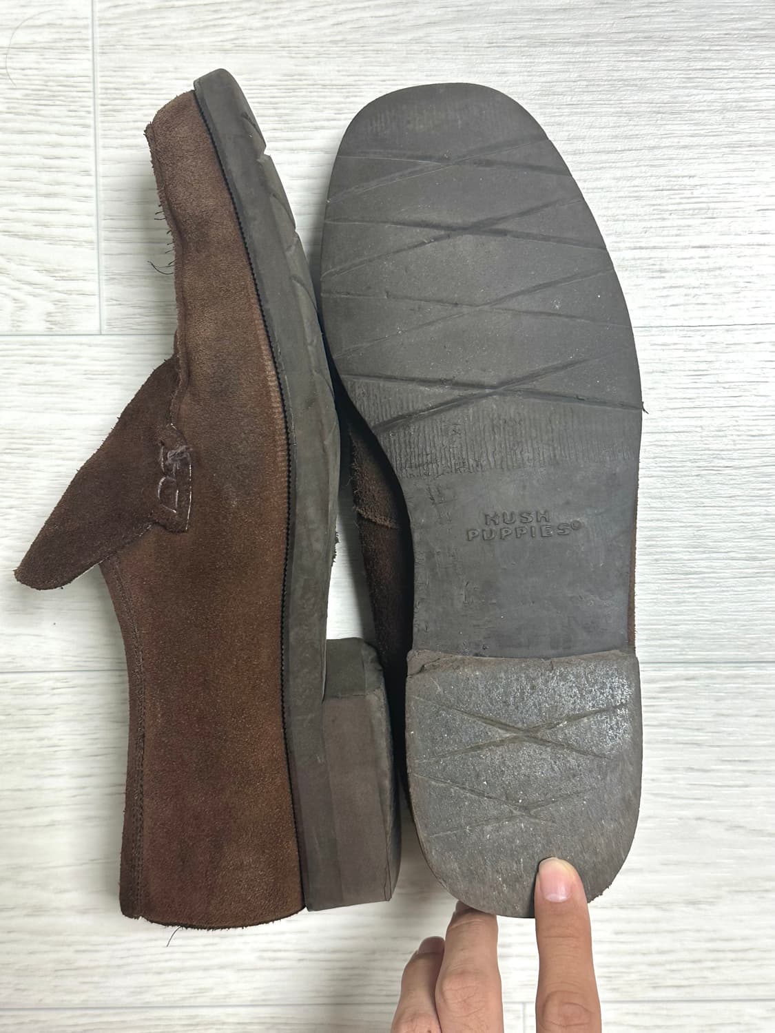 프라다맛 빈티지 브라운 로퍼  상품이미지4