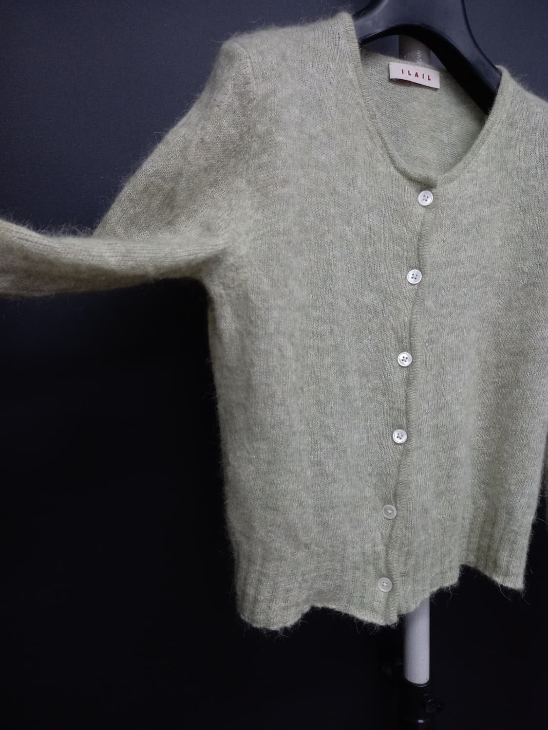 일라일 ILAIL 춘추동 모 숏 가디건 44.55 상품이미지5