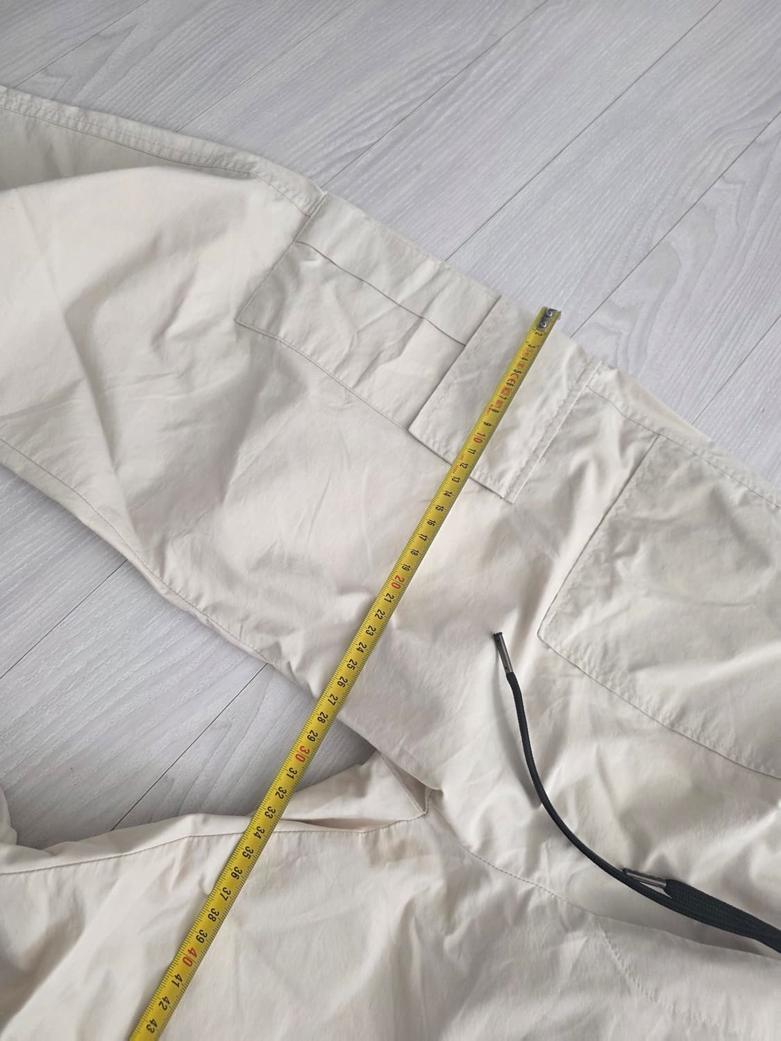 라퍼지 스토어 나일론 카고 팬츠 아이보리 상품이미지4