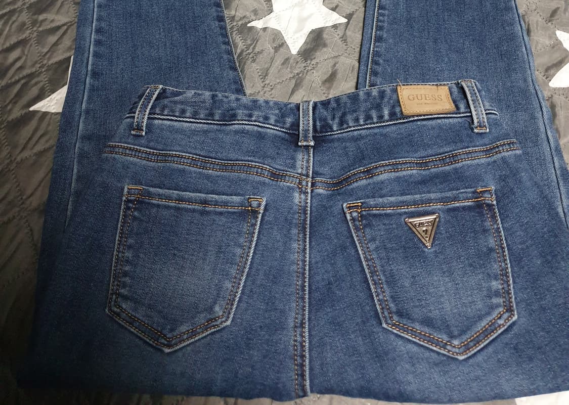 게스 스판 슬림핏 실버탭 데님팬츠 (28) 상품이미지3