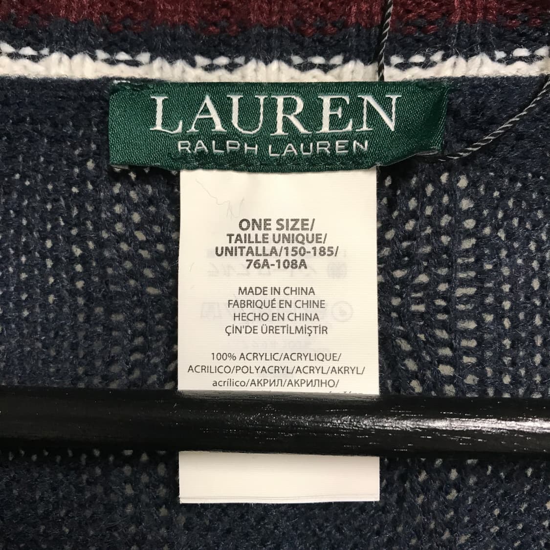 랄프로렌 니트 케이프 F 상품이미지5