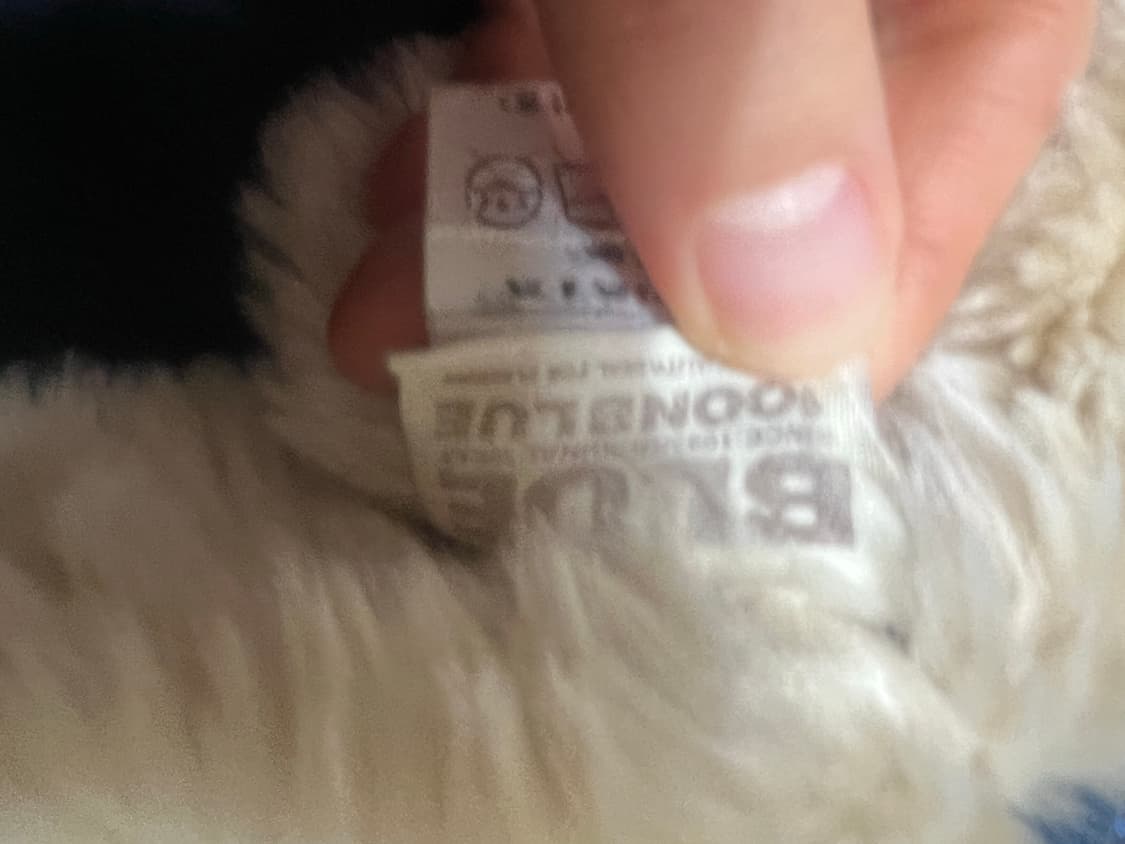 블루문 빈티지 퍼 후드집업 상품이미지6