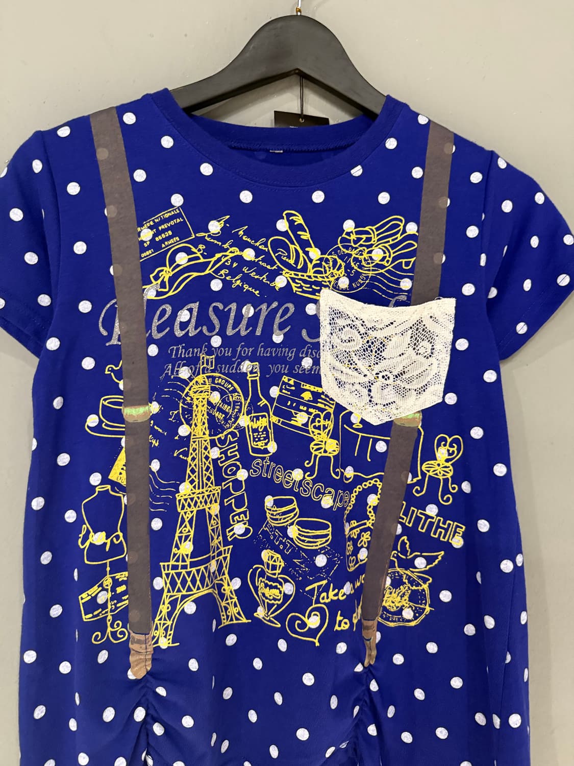 kitsch printing detail dot top 상품이미지6