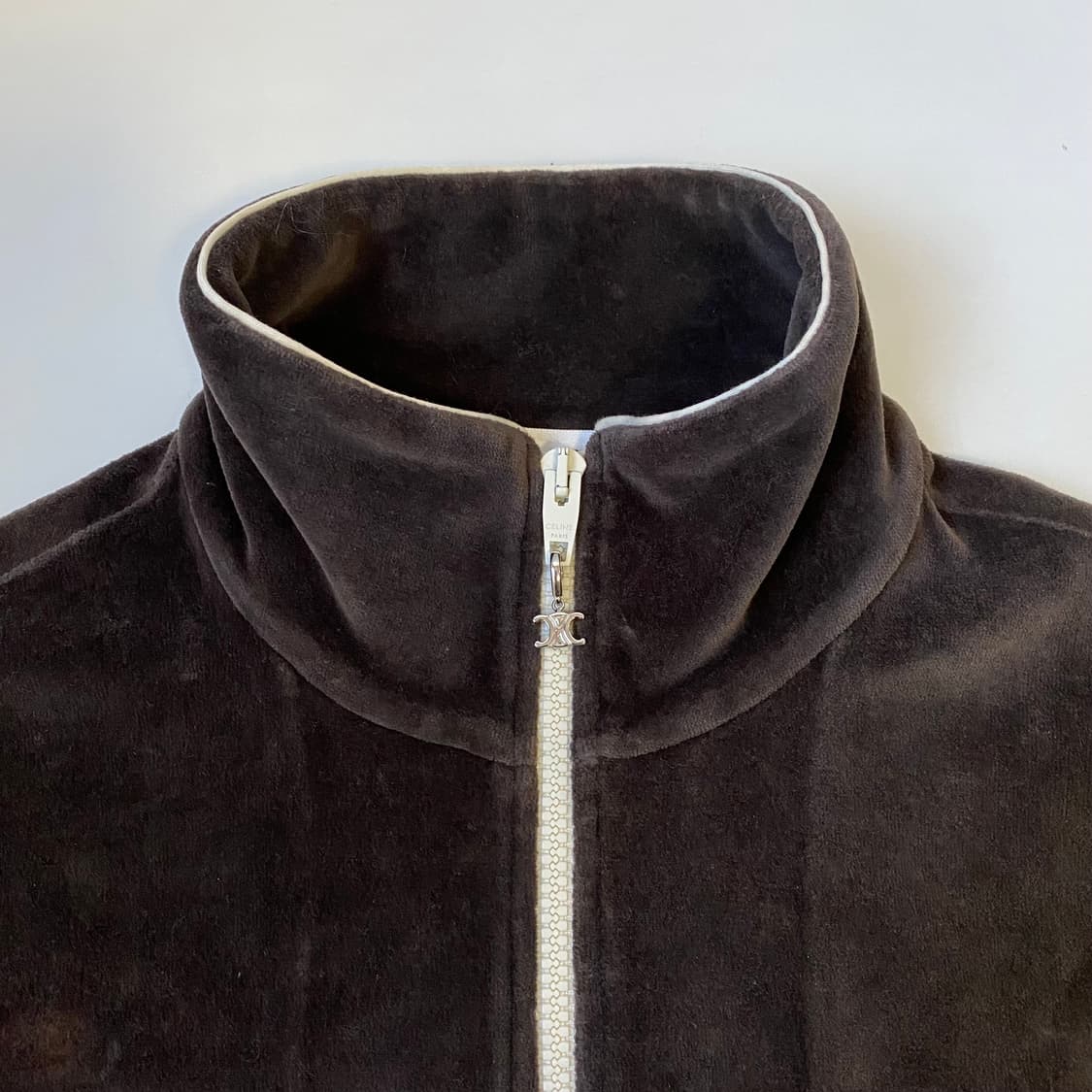 [M] 셀린느 트리옹프 트랙수트 벨벳 저지 자켓 상품이미지4