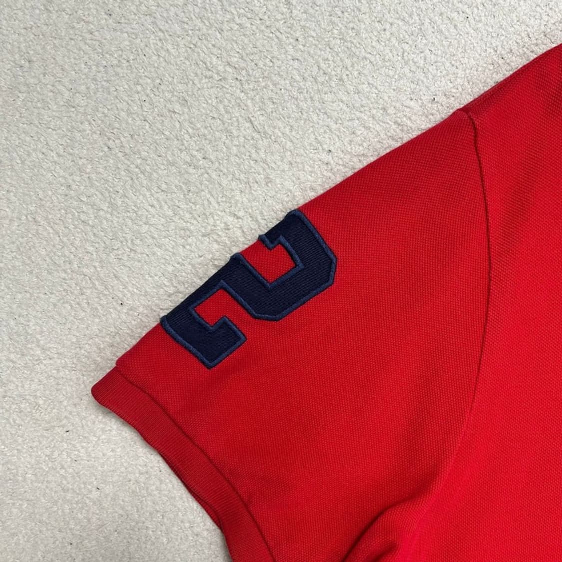 POLO RALPH LAUREN 빅포니 레이싱 pk 반팔티 레드  L 상품이미지5