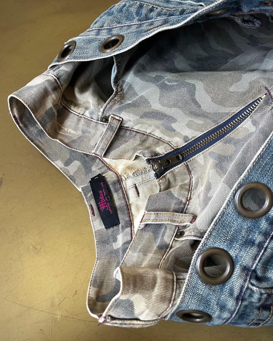 2000s Midas Camo Docking Layered Denim 상품이미지7