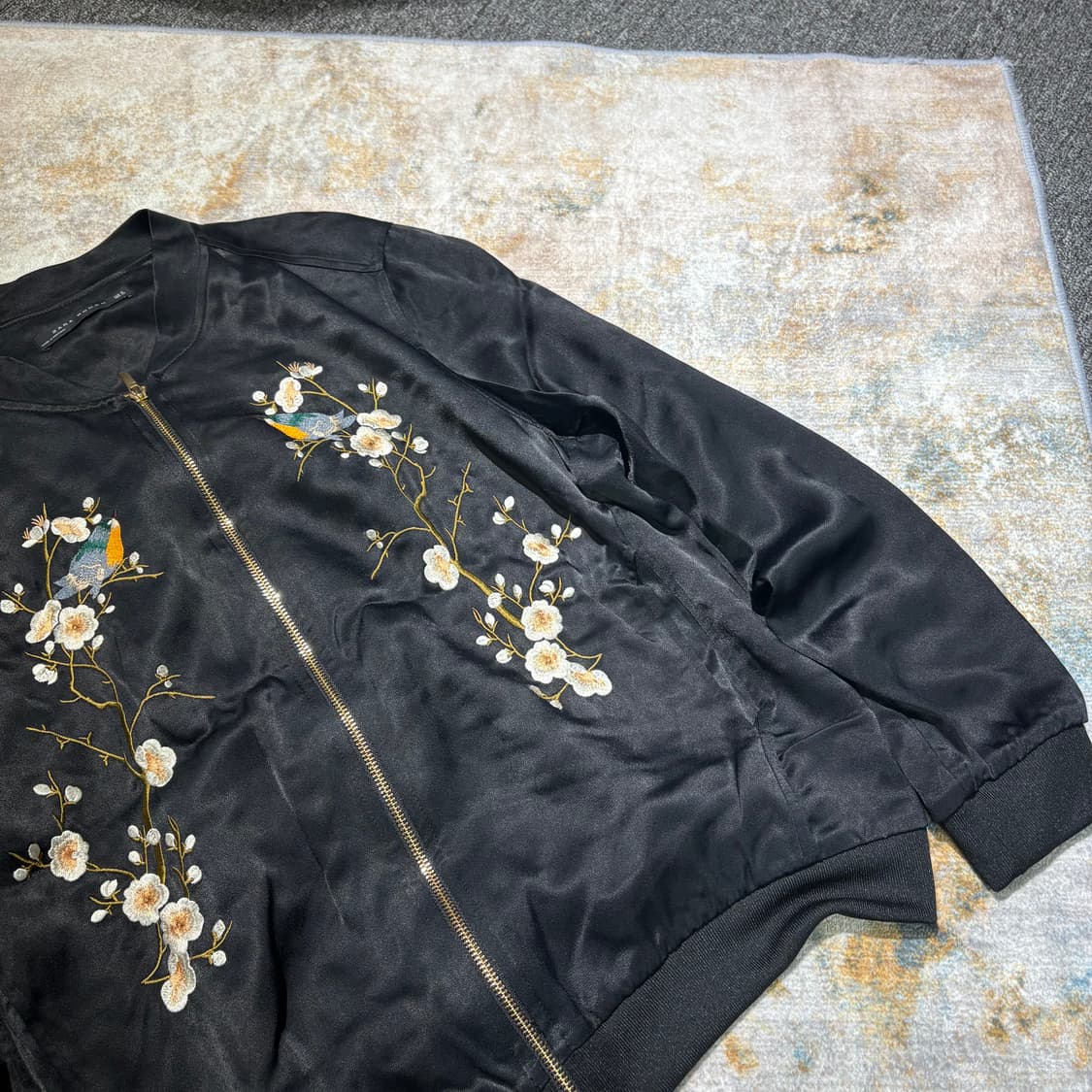 자라 우먼 빈티지 플라워자수 자켓 상품이미지4