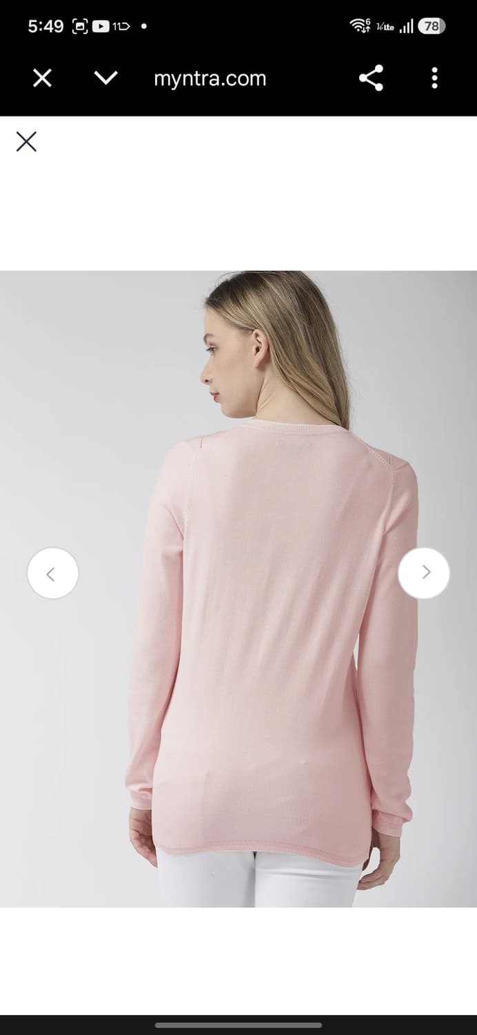 타미힐피거 브이넥 코튼니트 상품이미지10