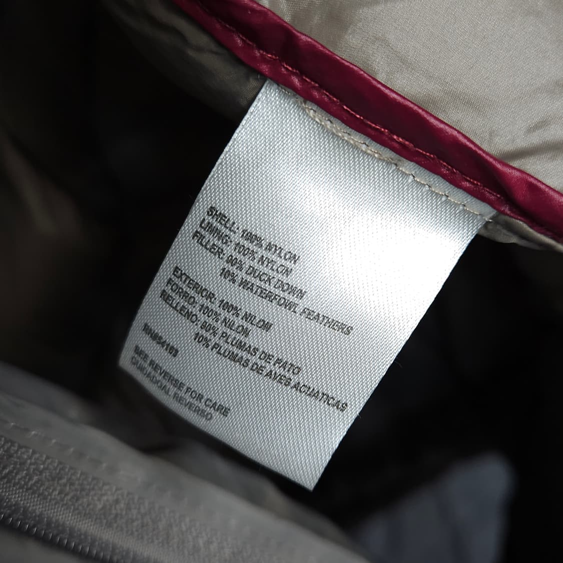 S ) 캐빈클라인 여성 경량 롱패딩 다운 베이지 상품이미지6