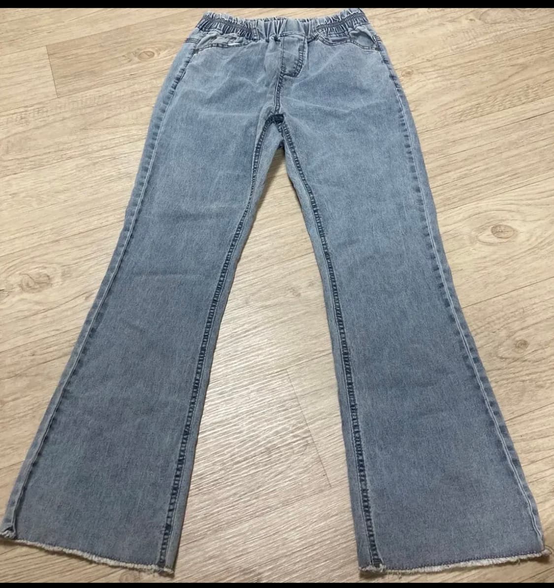 허리 밴딩 부츠컷 데님 청바지 빈티지 y2k  상품이미지1