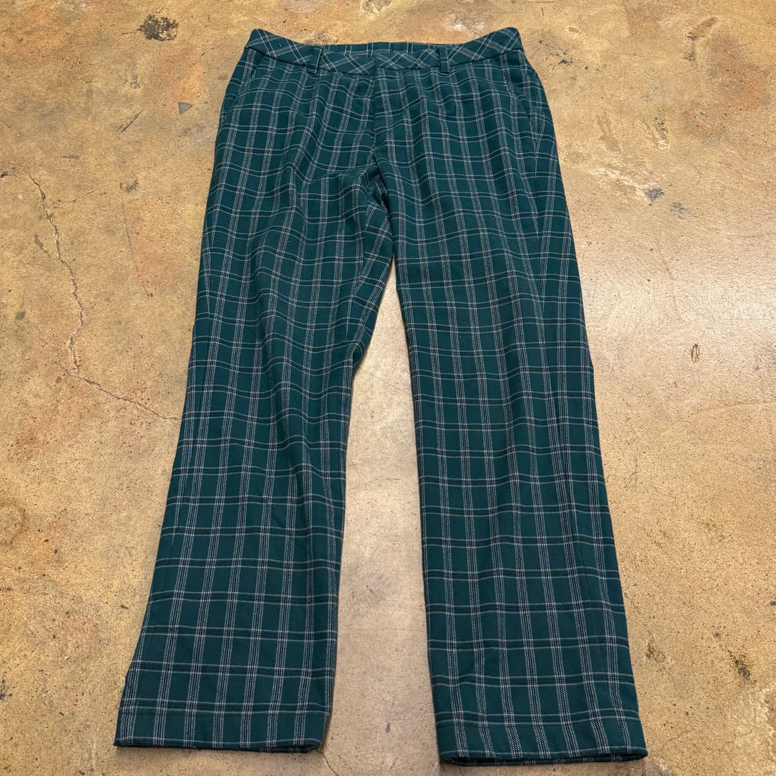 [정품] 타이틀리스트 체크무늬 그린색 바지 b17 상품이미지2