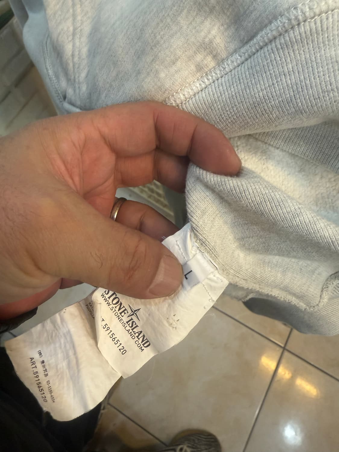 100 정품 스톤아일랜드 코튼자켓 팝니다 상품이미지4