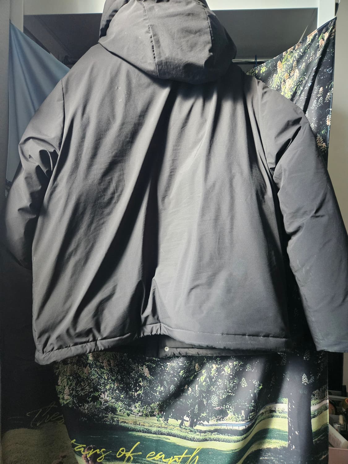 캘빈클라인 블랙 숏 패딩 상품이미지3