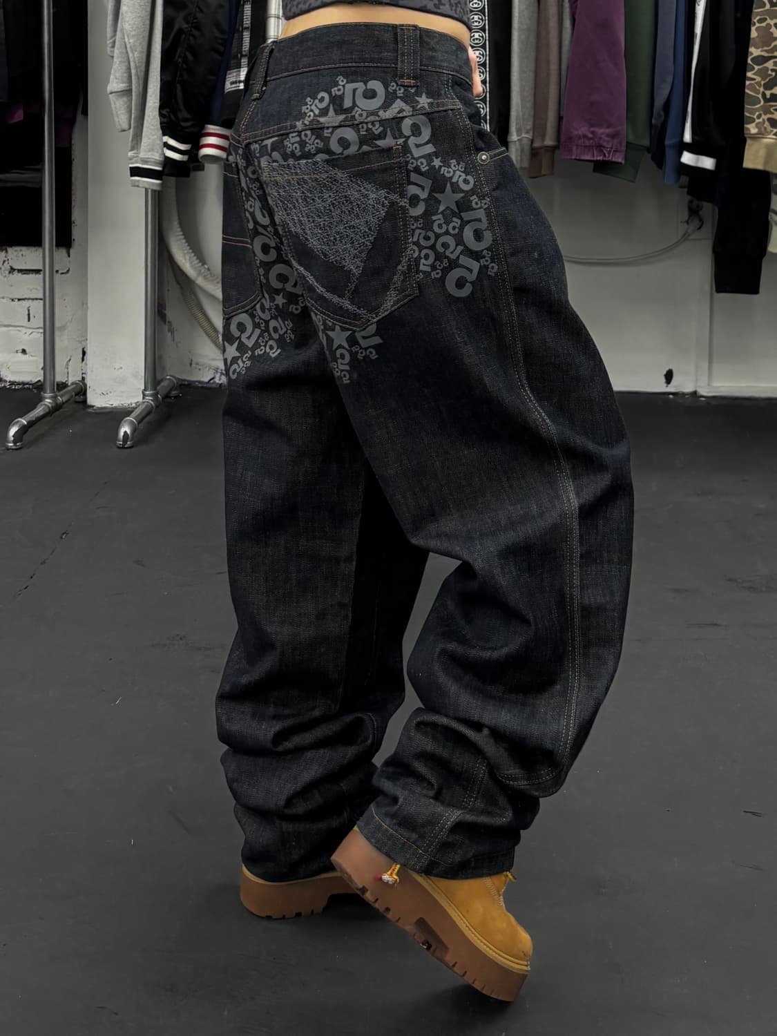 FUBU 푸부 올드스쿨 데님팬츠 상품이미지1