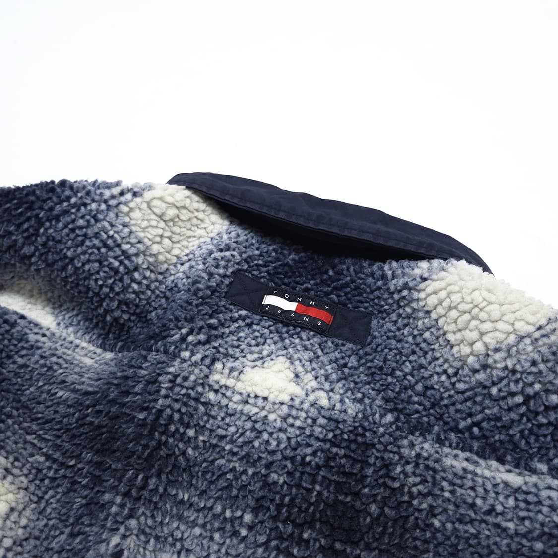 타미 진스 포켓 셰르파 체크 트러커 자켓 상품이미지5