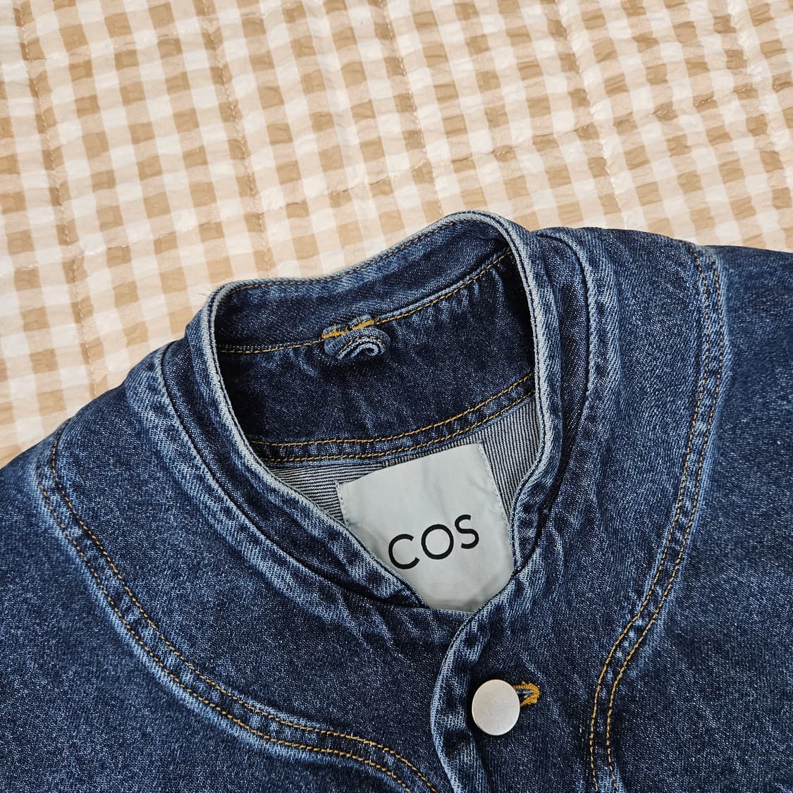 COS 코스 데님 청자켓 남자100 상품이미지3