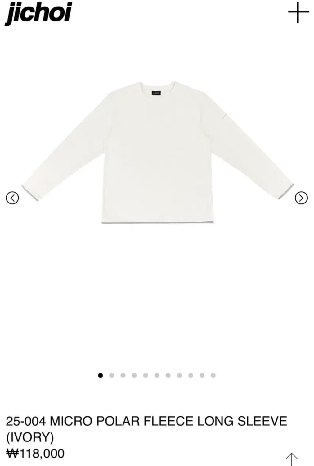 지초이 25-004 MICRO POLAR FLEECE LONG SLEEV 상품이미지1