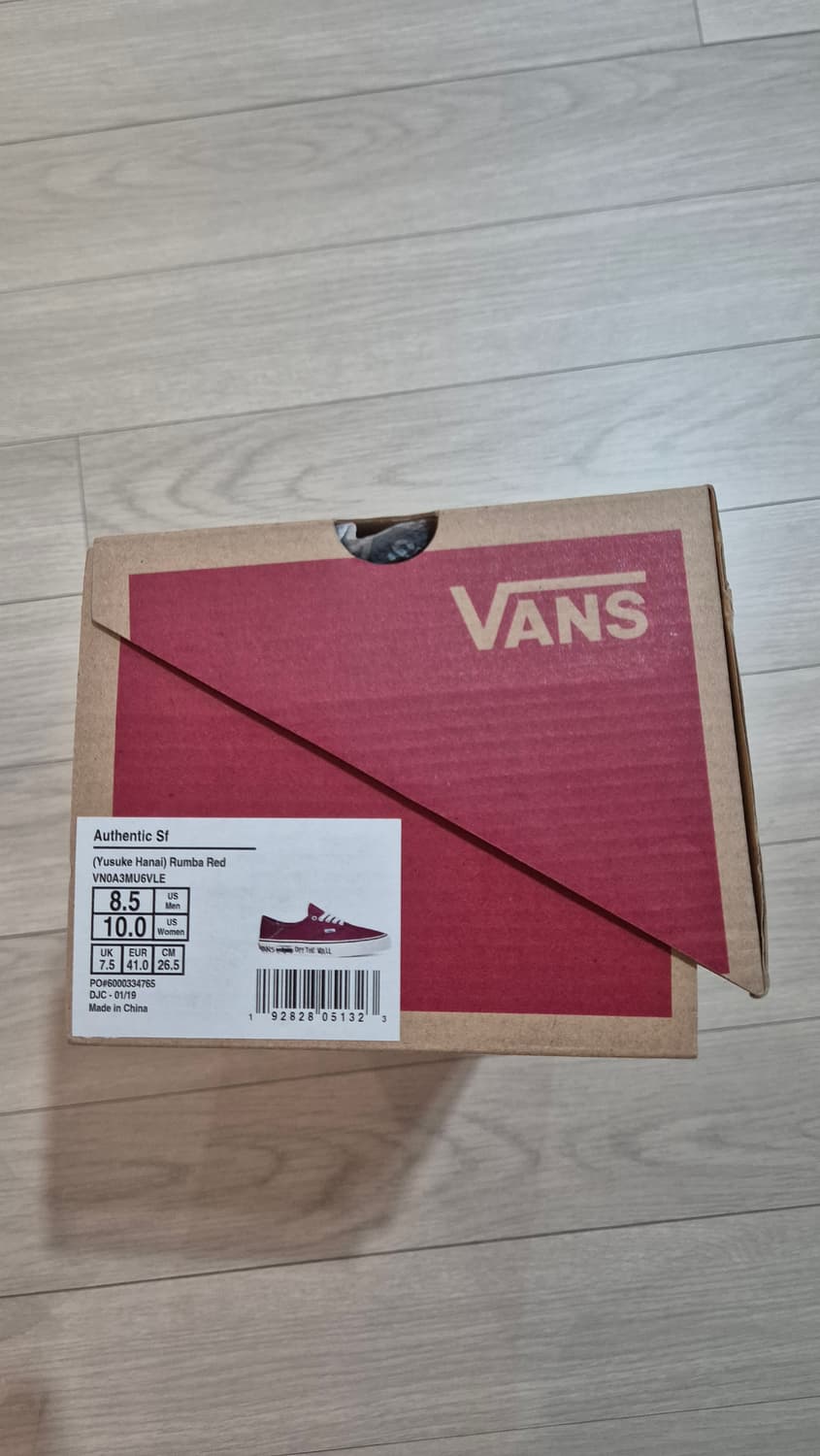 하나이 유스케 x Vans 어센틱 SF US8.5 상품이미지4
