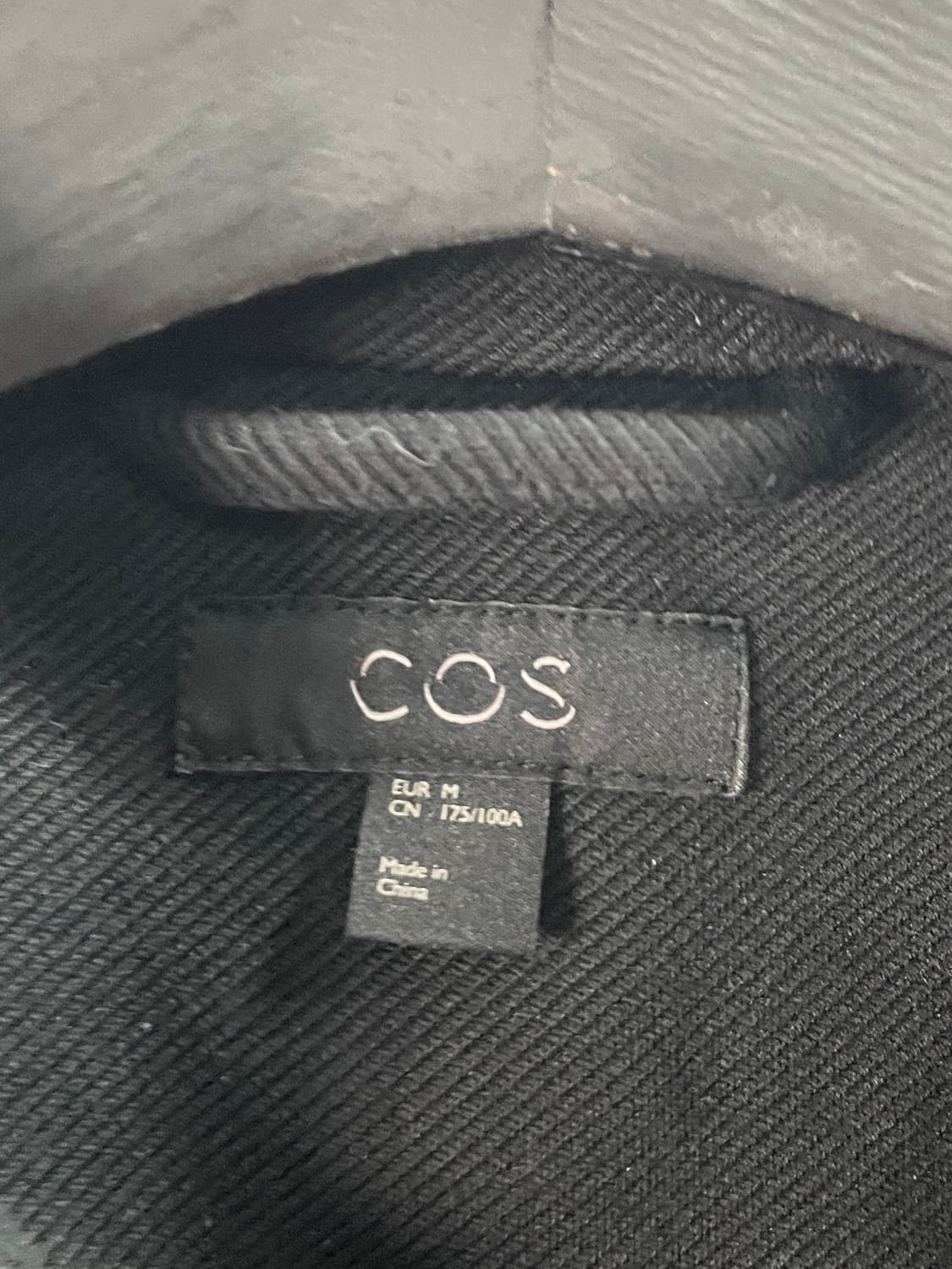 COS 코스 블랙 트윌 셔츠 자켓 (on.410) 상품이미지4