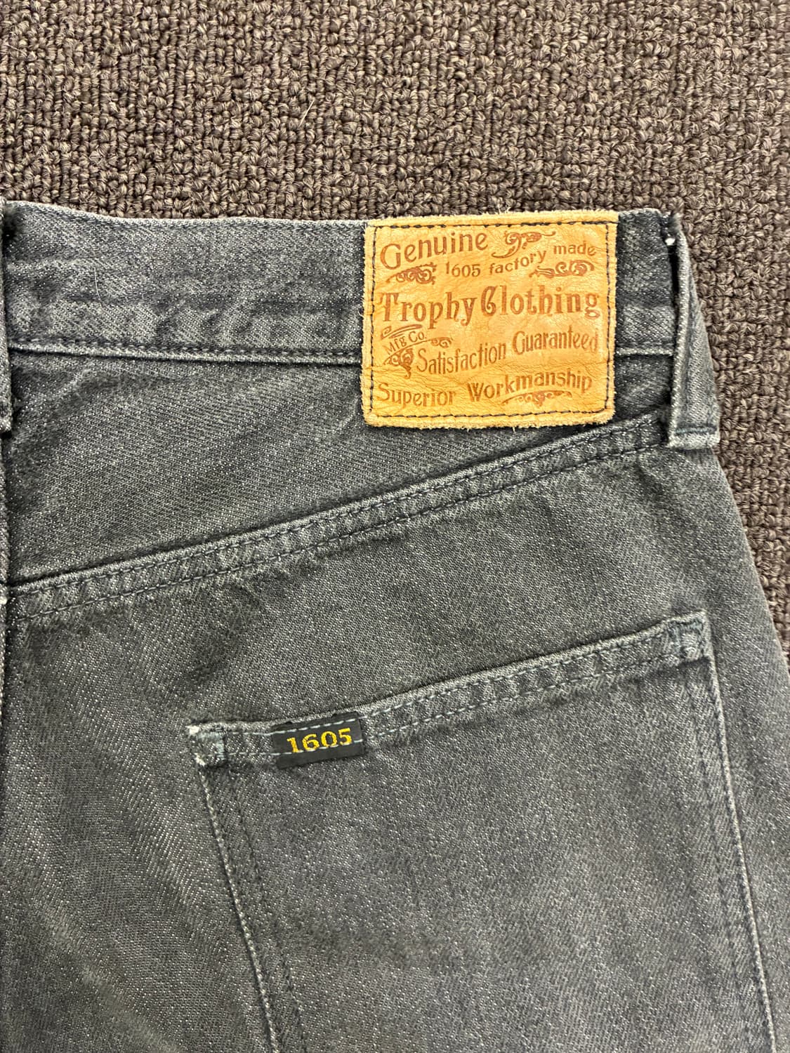 30)트로피클로딩 빈티지 여성 흑청 데님팬츠 상품이미지7