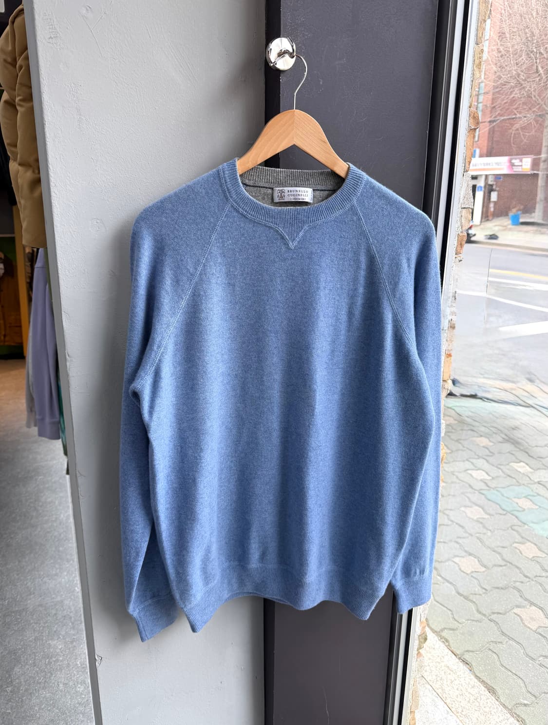 52/ 브루넬로쿠치넬리 캐시미어100 라운드 니트 상품이미지3