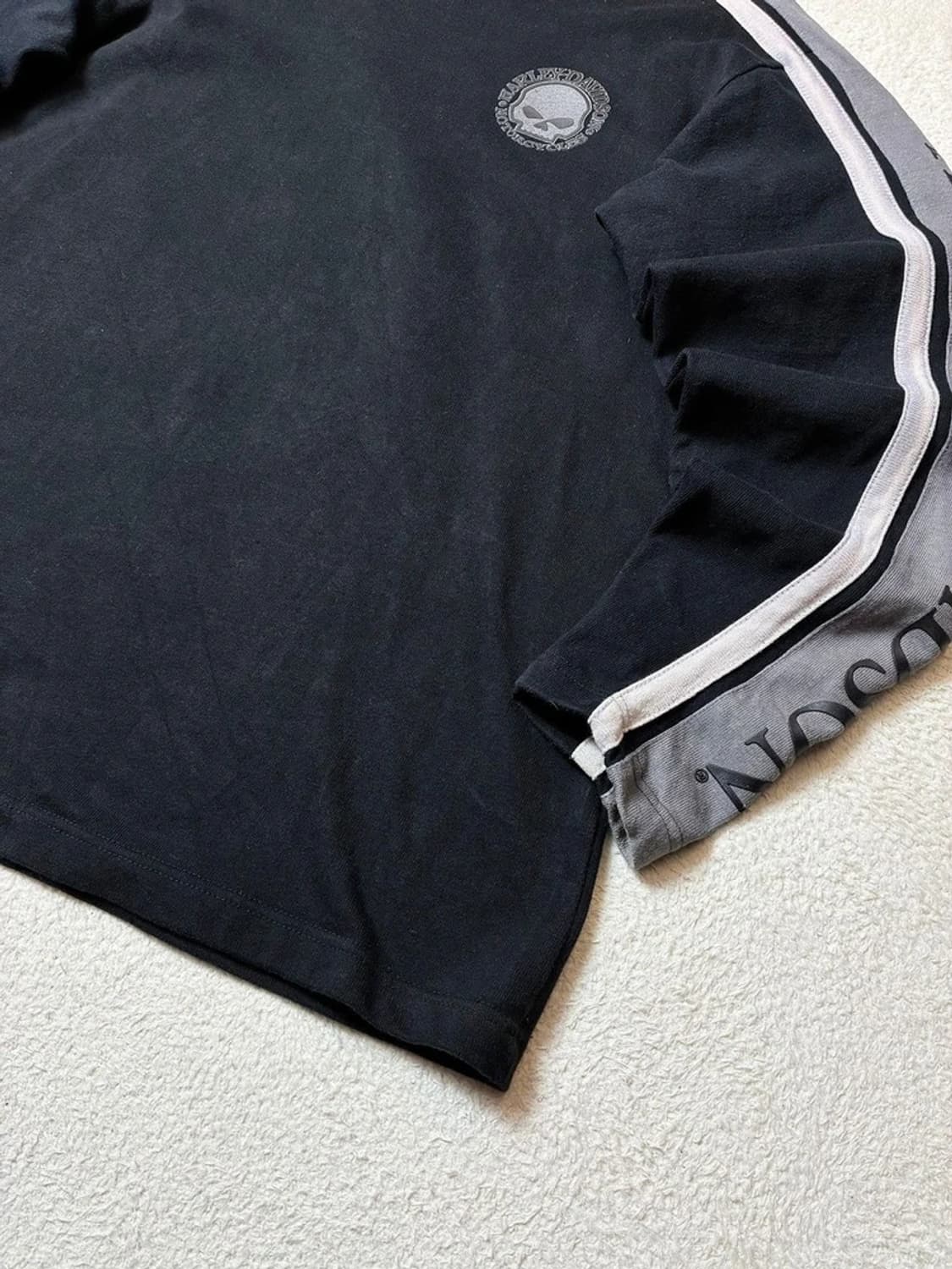 할리데이비슨 00's 스컬 스펠아웃 롱 슬리브 PN6383 상품이미지7