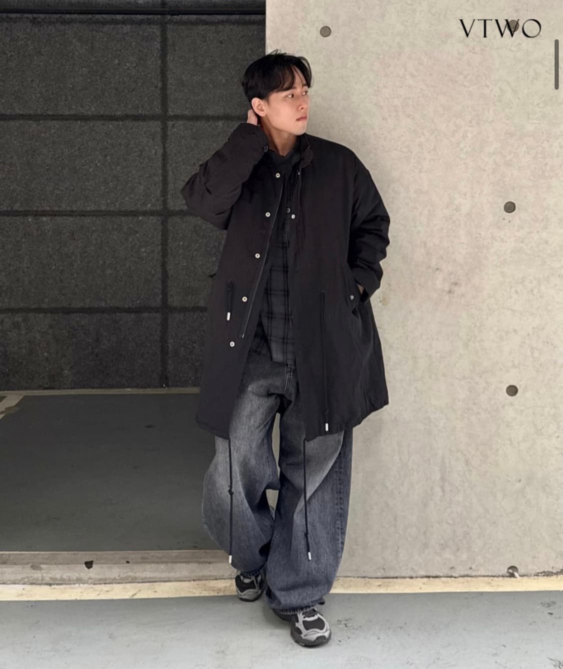 VTWO 피쉬테일 패딩 파카 상품이미지4