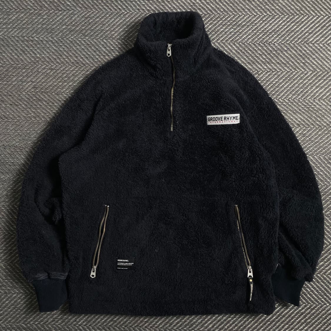 Groove Rhyme 하이넥 쉐르파 플리스 반집업y 4996 상품이미지3
