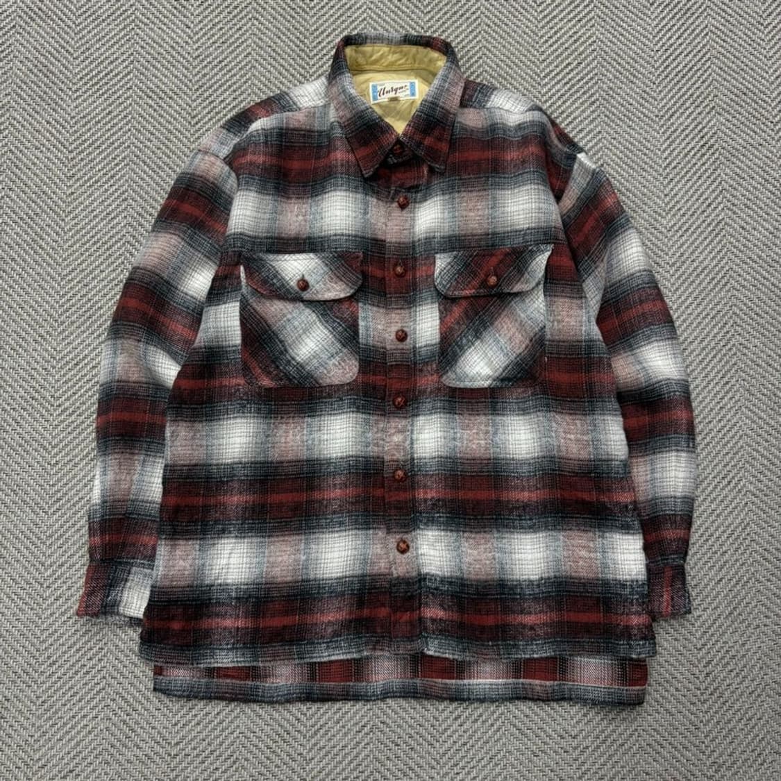 World Trade Mark 옴브레 체크 셔츠 v2734 상품이미지1