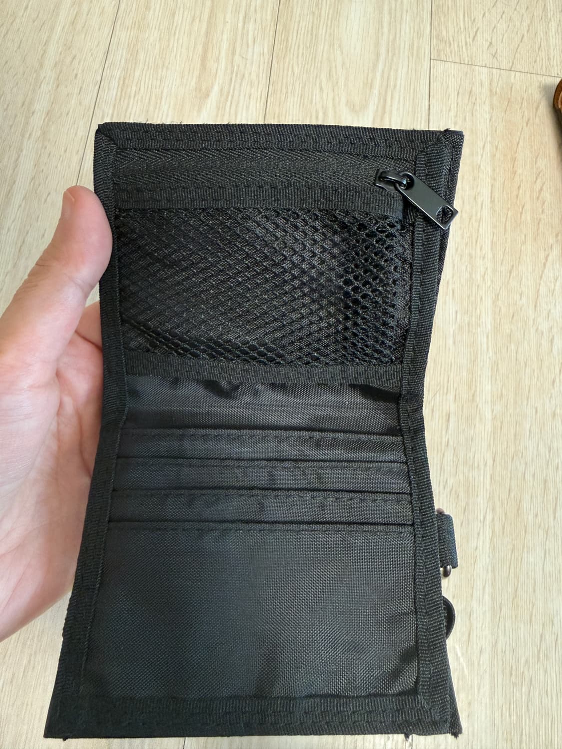 무지 무인양품 폴리에스테르 여행용 지갑 블랙 상품이미지5