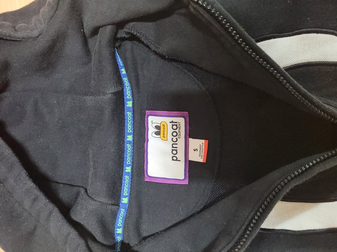 팬콧 빅로고 후드집업 팬코트 Pancoat 상품이미지1