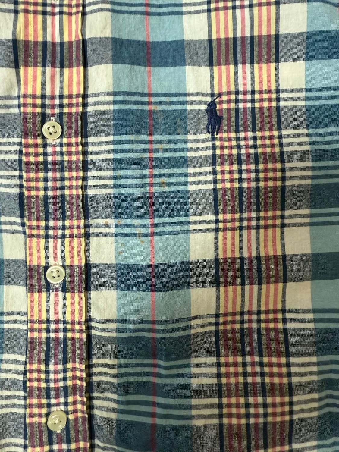 폴로 랄프로렌 반팔 체크 셔츠 상품이미지3