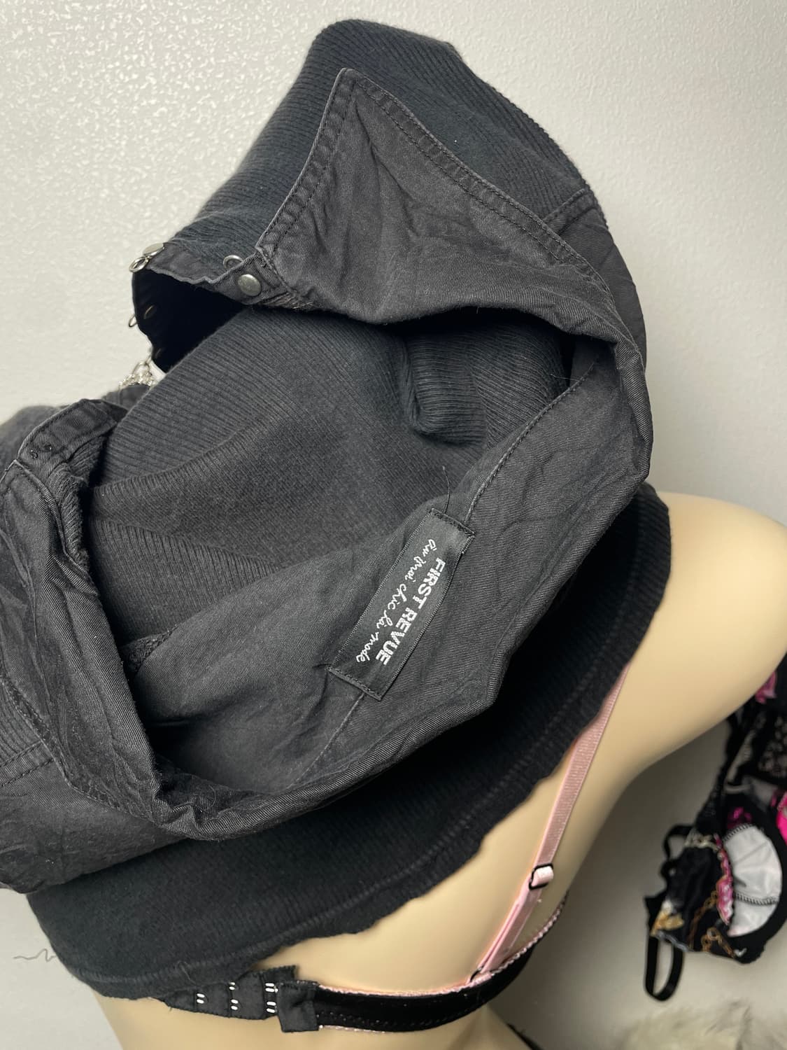 빈티지 후크 골지 반팔 카라티 상품이미지5