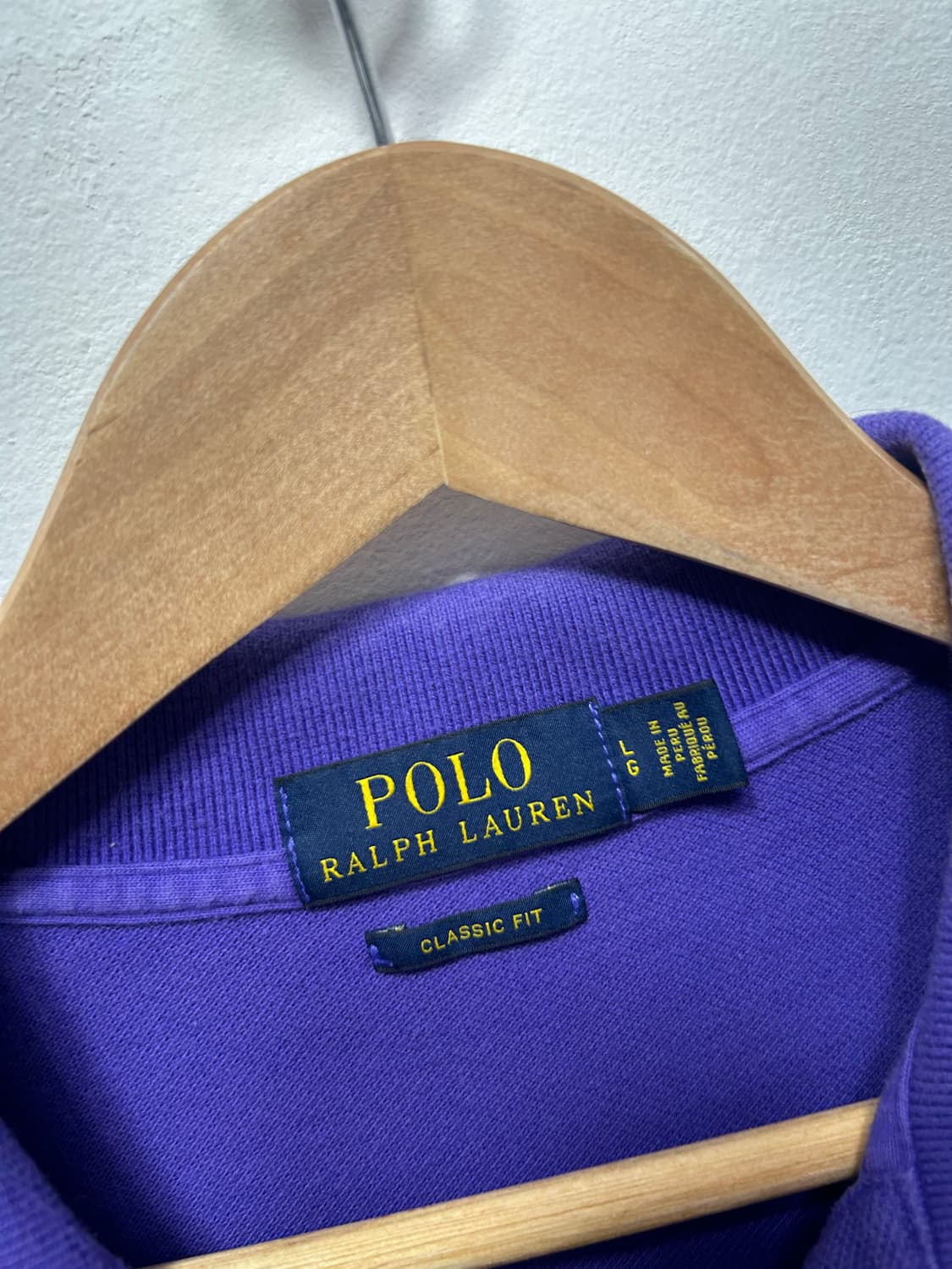 랄프로렌 폴로 남성 퍼플 셔츠 반팔 L 상품이미지3