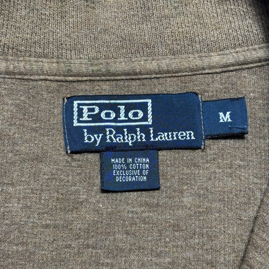 M 폴로랄프로렌 브라운 하프 반집업 니트  상품이미지4