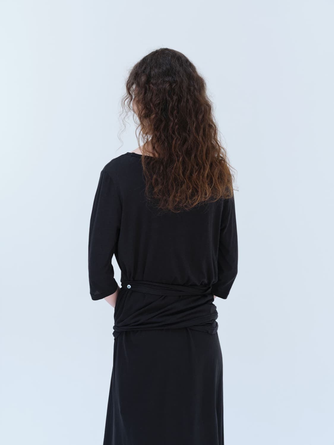 리포스 언발란스 랩 티셔츠 UNBALANCE WRAP T-SHIRTS 상품이미지4