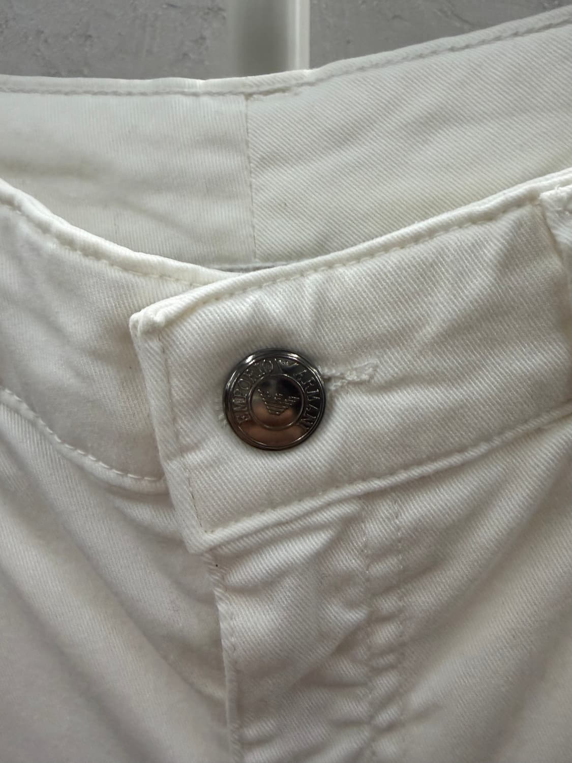 ARMANI 화이트 데님 청바지 XS 상품이미지3