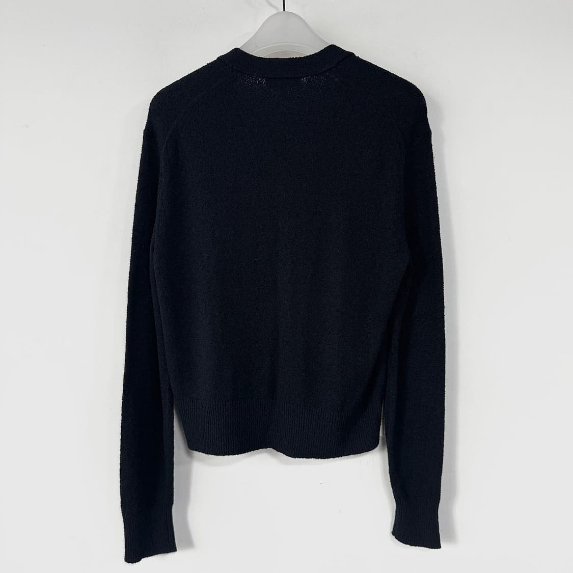 띠어리 23 실크 부클 가디건 (BLACK) 상품이미지5