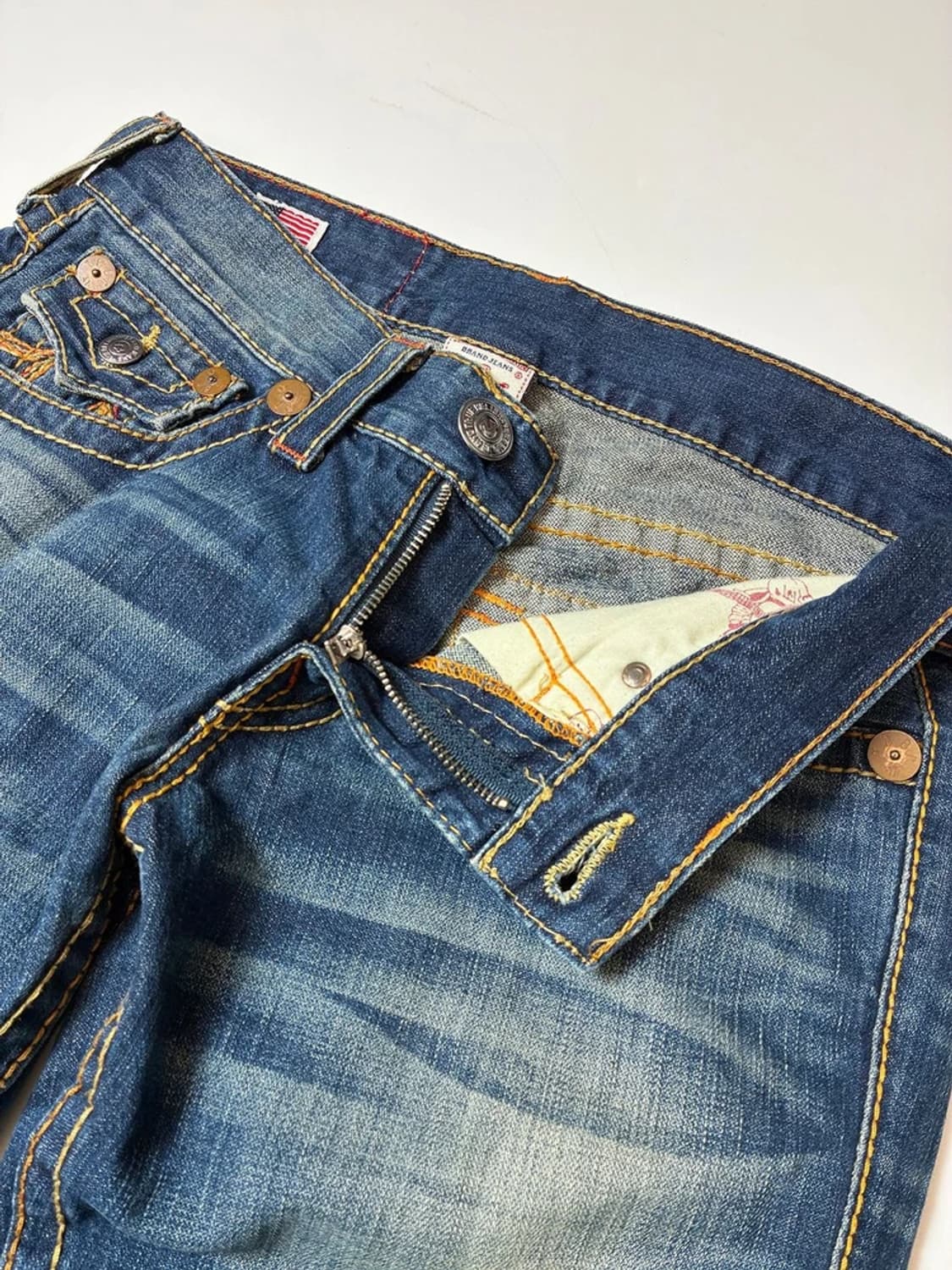 트루릴리젼 00's Y2K 스트레이트 데님 팬츠 PN8347 상품이미지3