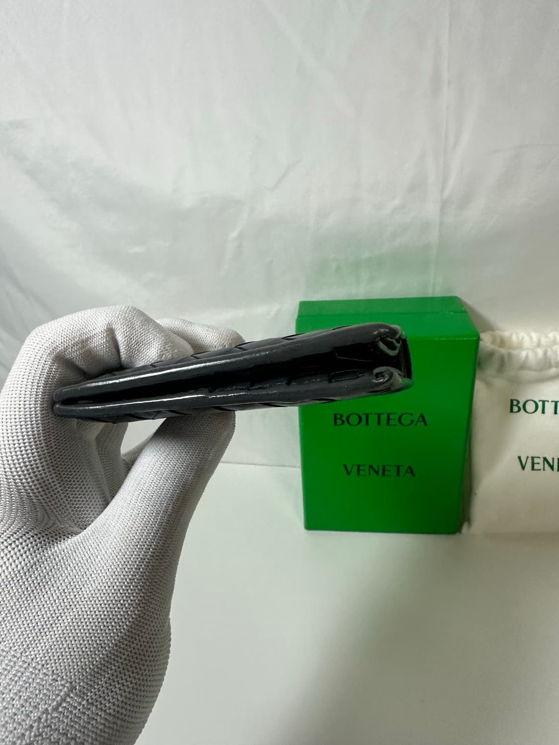 보테가베네타 인트레아치토 반지갑 다크그레이 (OS) 상품이미지6